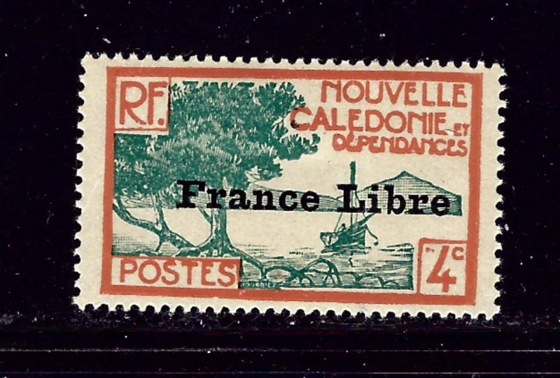 New Caledonia 220 MH 1941 overprint