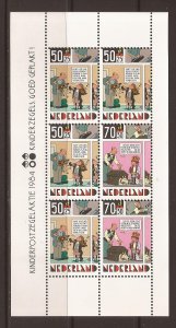 1984 Netherlands - Sc B610a - MNH VF - Mini Sheet - Comic Strips