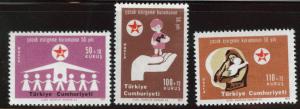 TURKEY Scott B137-139 MNH** 1971 set