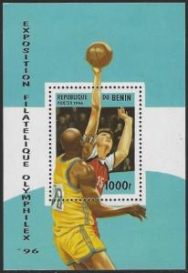 Benin #863 MNH Souvenir Sheet Basketball