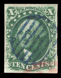 MOMEN: US STAMPS #15 USED VF/XF+ LOT #77784*
