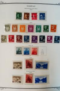 Norway 1800s to 1990s Rare Potent Century-Long Stamp Collection