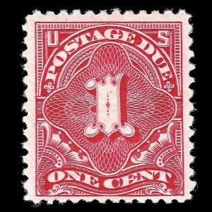 WCstamps: U.S. Scott #J31 / 1c Postage Due, Fine, Mint OGh / CV $73