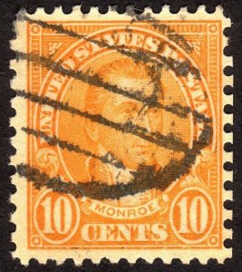 1927, US 10c, James Monroe, Used, Sc 642