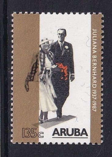 Aruba   #24  MNH  1987  royal wedding anniversary