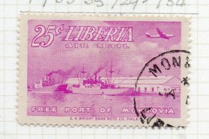 Liberia 1953 Early Issue Fine Used 25c. NW-175023