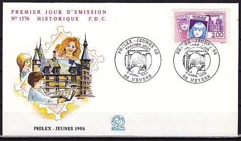 France, Scott cat. 2107. Youth Stamp on Stamps issue. First day cover. ^