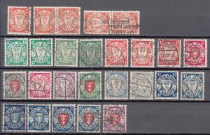 Danzig - Coat of Arms specialized stamp lot  (6253)