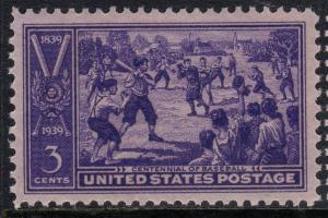 U.S. Scott #855 3-Cent Baseball Stamp - Mint NH Single