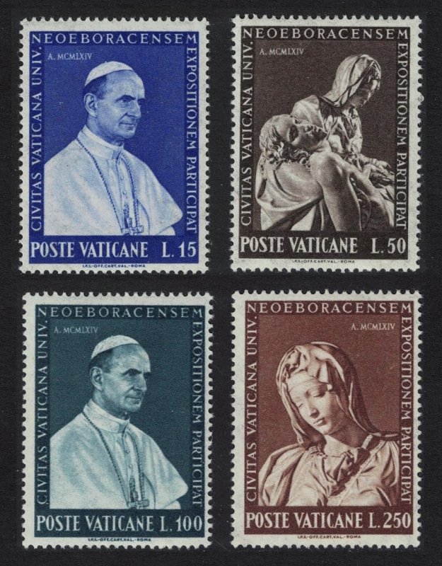 Vatican 'Madonna's head' Sculpture from Pieta 1964 MNH SC#383-386 SG#427-430