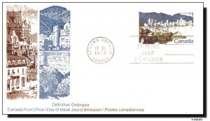 Canada FDC #600 Vancouver Landscape - OFDC Cachet