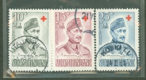 Finland #B114-B116  Single (Complete Set)
