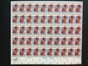 1979 sheet, Will Rogers Sc# 1801