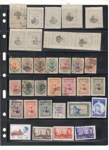 IRAN COLLECTION ON STOCK SHEET MINT/USED
