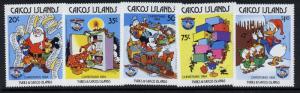 Caicos Islands 54-8 MNH Disney, Christmas, Donald Duck