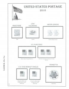 2018 US COMBINED SUPPLEMENT – LAWA Album Pages