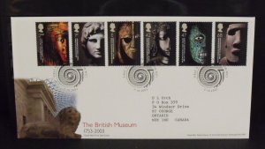 15713   GREAT BRITAIN   FDC # 2159-2164      British Museum      CV$ 14.50