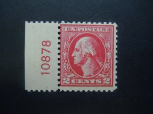 1920 #526 2c Washington Plate #Single Type IV Perf 11 MNH OG F/VF CV $75.00