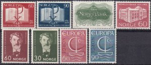 Norway #490-97  F-VF Unused  CV $6.45  (Z4743)