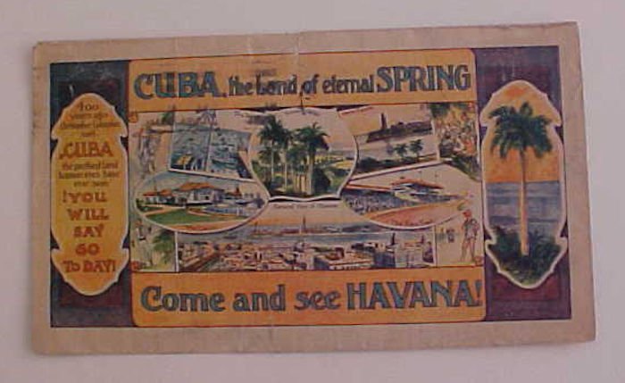 CUBA  MULTICOLOR PICTORIAL ALL OVER AD 1937 HABANA TO USA