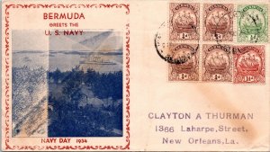 US Navy 1934 - Navy Day - Bermuda - J3658