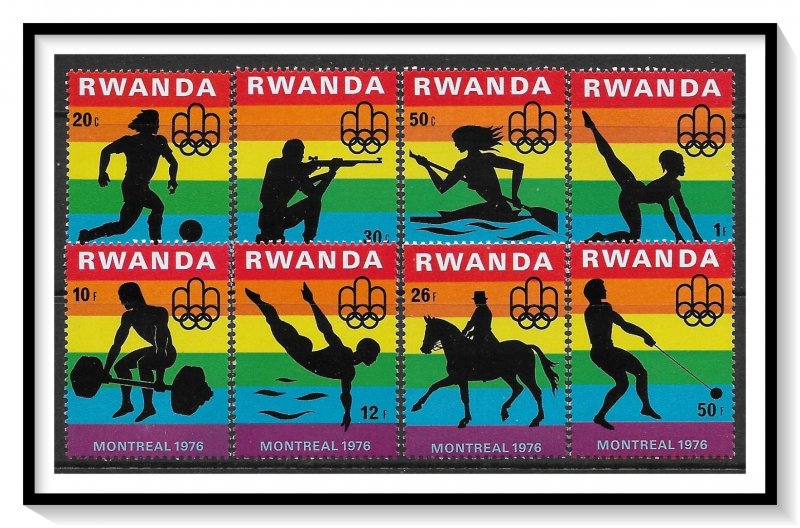 Rwanda #762-769 Olympics Set MNH