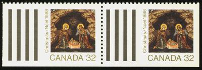 CANADA 1988 CHRISTMAS BOOKLET STAMP BK99, 1225 MNH