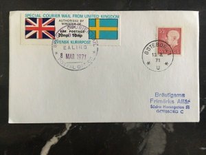 1971 Goteborg Sweden Special Mail Cover Authorizes By Minister Of Post