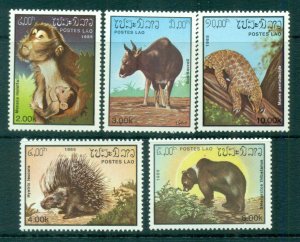 Laos 1985 Fauna, Bear, Porcupine, Monkey MUH lot82913