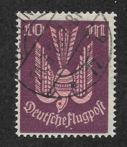 Germany Scott C12 Used H - 1922 10m Carrier Pidgeon - SCV $9.00