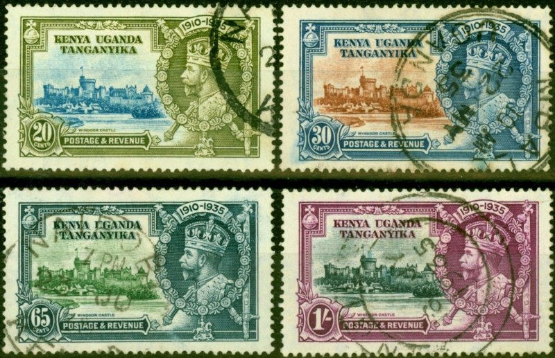 K.U.T 1935 Jubilee Set of 4 SG124-127 Fine Used