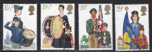 Thematic stamps great britain 1982 youth organisations  1179/82 used