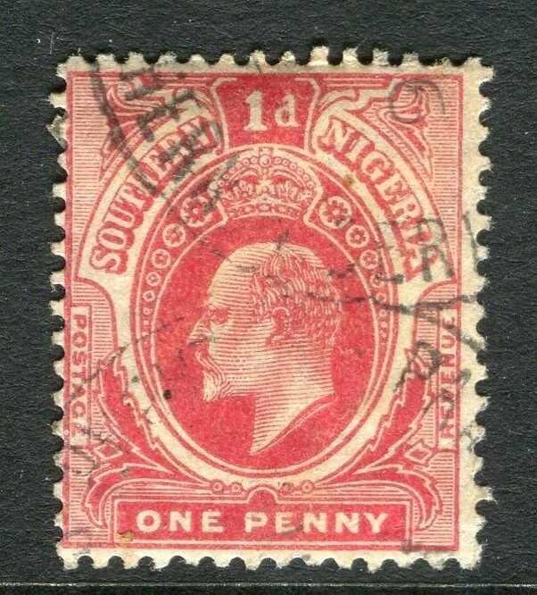 SOUTHERN NIGERIA;   1907 early ED VII issue fine used 1d. value,