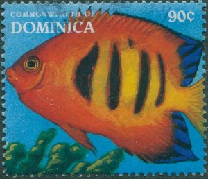 Dominica 1996 SG2185 90c Flame angelfish FU