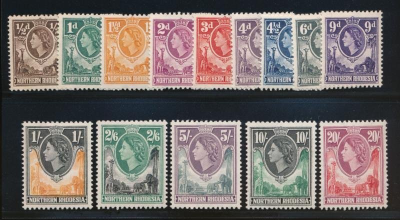 NORTHERN RHODESIA 61-74 MINT NEVER HINGED (NH)