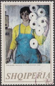 Albania #1512 Woman Textile Worker USED