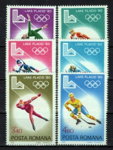 Romania 2926-2931 MNH Olympics Sports Games Skiing Ice Hockey ZAYIX 0624S0520