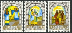 LIECHTENSTEIN 1984 CHRISTMAS Set Sc 801-803 MNH