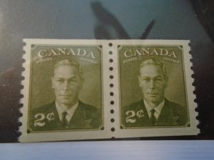 Canada  #   309  VF  MNH   pair