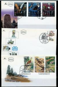 ISRAEL SELECTION OF 38  2000/2001 PARTIALLY SHOWN   UNADDRESSED CACHETED  FDCs