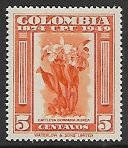 Colombia # 584 - Cattleya - MNH.....[Zw11]