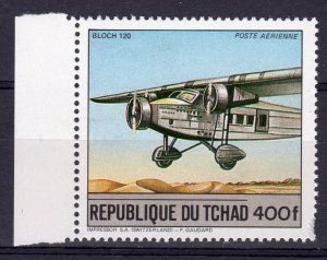 Chad 1984 AVIATION HISTORY AIRPLANE 1 value Perforated Mint (NH)