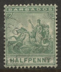 STAMP STATION PERTH Barbados #71 Definitive Issue FU Wmk 2 -1892-1903