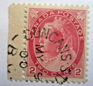 Canada #77 CDS Cancel  Duncans  Station BC  {ebhs12}