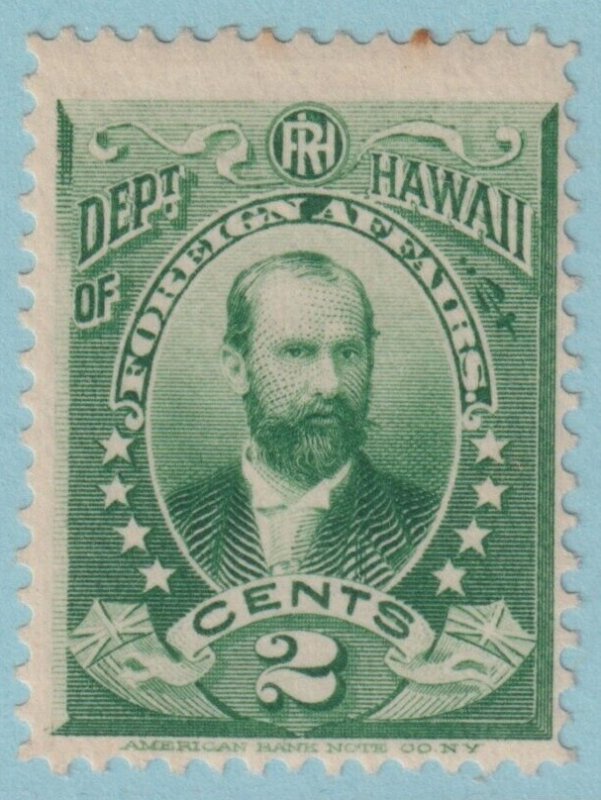 HAWAII O1 MINT HINGED OG *  1 PERF TONED - RAP