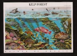 U.S. #4423  -  KELP FOREST  - MINI PANE - MINT CMPLT