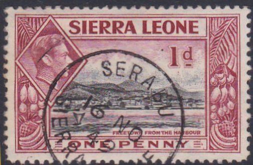 SIERRA LEONE GVI 1d - 1949 SERABUA cds.....................................87596