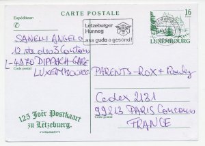 Postcard / Postmark Luxembourg 1995 Bee - Honey
