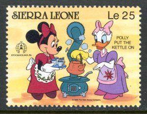 Sierra Leone Disney high value Stockholmia   MNH mint      (Inv 001411.)