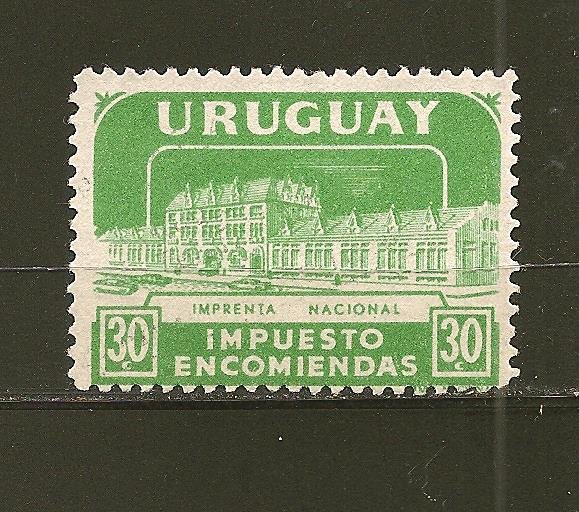 Uruguay Q91 Parcel Post Used